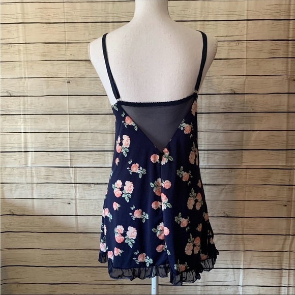 Jessica Simpson Floral And Lace Lingerie Slip Chemise Small - Picture 7 of 8